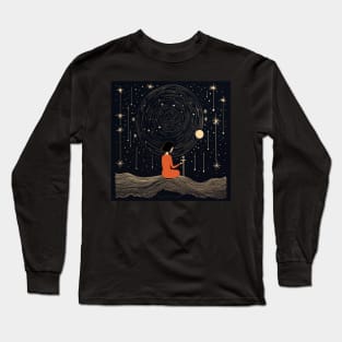 star-filled night Long Sleeve T-Shirt